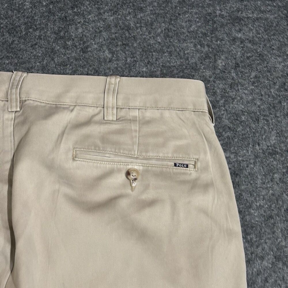 Polo Ralph Lauren Pants Mens 36x32 Classic Fit Chino Khaki Cotton